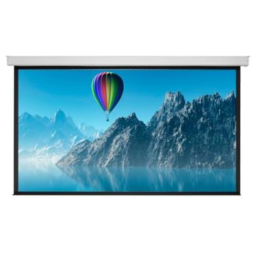 Imagem de Tela de Projeção Retrátil, SUMAY, TRCS106 64, Branco/Preto