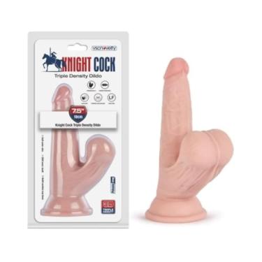 Imagem de Pênis Realístico 3D Com Bolas Balançantes E Ventosa 19 X 4Cm Dildo 3D Bolas Balançantes PE251