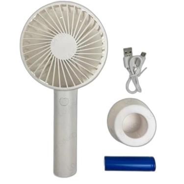 Imagem de 2X Mini Ventilador De Mão Portátil Recarregável Extensão Bra