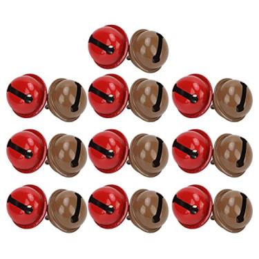 Imagem de ZJchao 20 Unidades de Sinos Coloridos, Pequenos Sinos Artesanais de Ferro Com Furos Pendurados para Acessórios de Chaveiro de Bolsa de Roupas DIY, Decorações de Festa de Casamento de