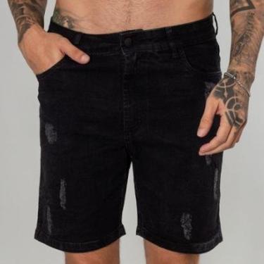 Imagem de Bermuda Jeans Red Feather Tokyo Black-Masculino