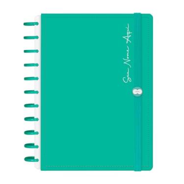 Imagem de Caderno De Disco Iscool Inteligente 140 Folhas Personalizado Solid Colors Verde G+