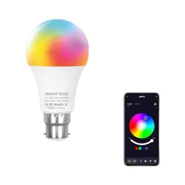 Imagem de Lâmpada LED Inteligente Tuya Bluetooth 15W 18W E27 B22 220V Regulável 