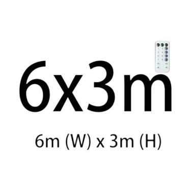 Imagem de Luzes De Cortina LED Externas Com Controle Remoto Para Natal, Ano Novo