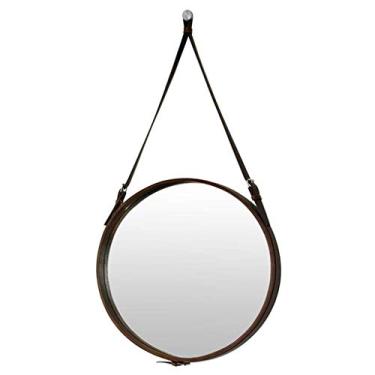 Imagem de LMJYU Espelho de maquiagem com espelho de banheiro montado na parede espelho decorativo de hotel espelho de banheiro redondo espelho de parede decoração de casa espelho de maquiagem