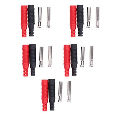 Imagem de AUNMAS Tomada de Banana Com Isolamento de Latão, Conector Fêmea de Alto Desempenho de 4 Mm para Máquinas de Soldagem, Células Solares, Equipamentos Industriais, 30Vac 60Vdc 24A, Corrente PA,