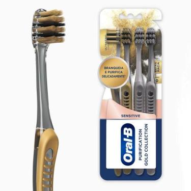 Imagem de Escova Dental Oral-B Purification Gold Collection 4 Unidades