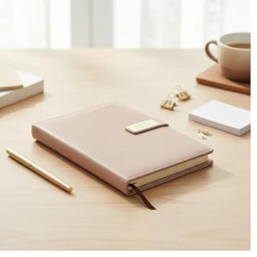 Imagem de Agenda 2026 Executiva Couro Fecho Com Ímã Semanal Diario Planer Capa Planner 168 Páginas Capa Dura Diario Caderno Anotações Planejamento A5 (rosa)