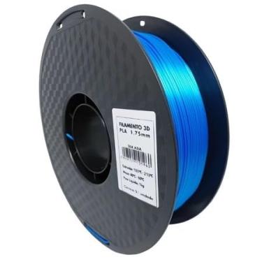 Imagem de Filamento 3D PLA Silk 1.75mm 1kg Masterprint (6475/6477 / 6479/6481) - Prata