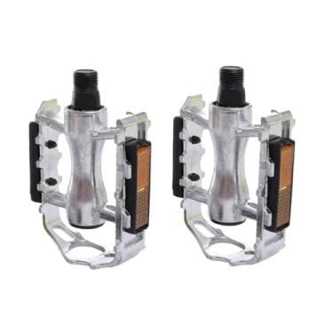 Imagem de Pedais De Bicicleta De Estrada | 2 Pedais de Substituição - Com Adaptador Extensor Para Substituição De Pedal Antiderrapante - Para Pedivela Adultos e Séniores Bicicleta de