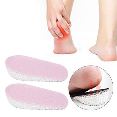 Imagem de Cryfokt Palmilha para Aumento de Altura Com Absorção de Choque Em Espuma TPU para Salto Feminino 1 par de Almofadas para Pés Com Elevador de Calcanhar de 1,4 pol. para Conforto Durante Todo o Dia e Aumento de Altura para Uso Diário (2,5cm)