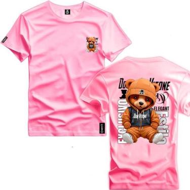 Imagem de Camiseta Personalizada Masculina Urso Estilo 06 Style Camiseta Algodão