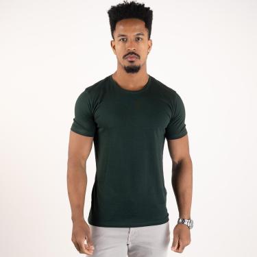 Imagem de Camiseta Versatiold Algodão Egípcio Verde Militar-Masculino
