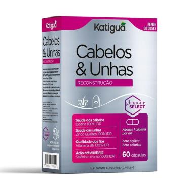 Imagem de Cabelos E Unhas - 60 Cápsulas - Katiguá-Unissex