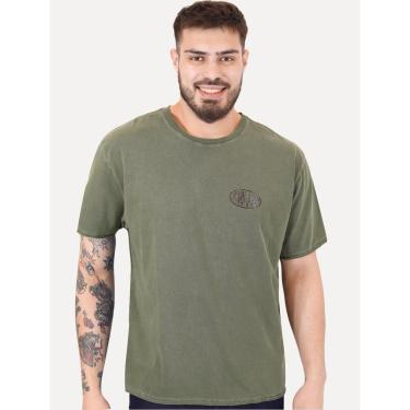 Imagem de Camiseta John John Masculina Box Stoned Logo Verde Escuro-Masculino