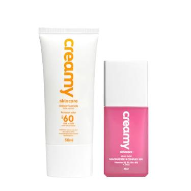 Imagem de Kit Creamy Protetor Solar Watery Lotion FPS 60 50ml + Sérum Niacinamide B Complex 20% 30ml
