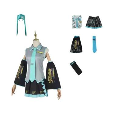Imagem de Fantasia De Cosplay Hatsune Miku, Roupas De Personagem De Anime, Saia 