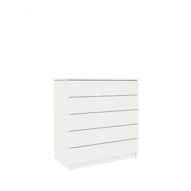 Imagem de Cômoda Premium 5 Gavetas Tcil Móveis Cor:branco