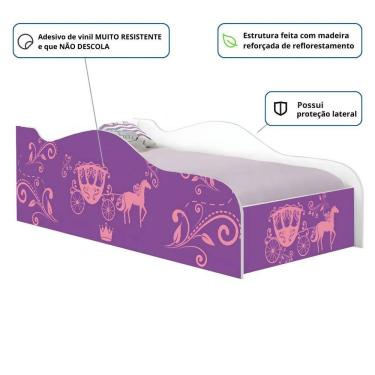 Imagem de Cama Mobili Infantil Carruagem De Princesa