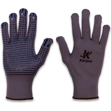 Imagem de Luva Helanca Kalipso Com Pigmento Cinza - Kit C/12