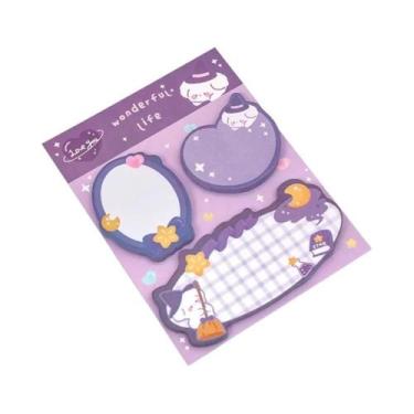 Imagem de Blocos De Notas Adesivas Fofos Kawaii Com Desenhos De Morango, Coelho 