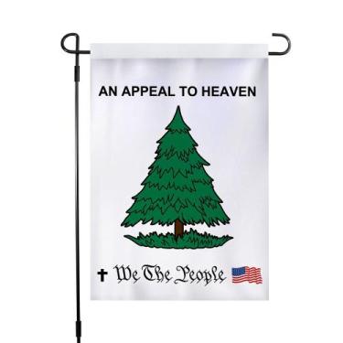 Imagem de Bandeira de jardim An Appeal to Heaven 30x45cm Plyes de dupla face - y