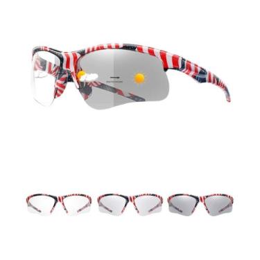 Imagem de Óculos De Sol Fotochromáticos Unissex Para Esportes Ao Ar Livre Ciclis