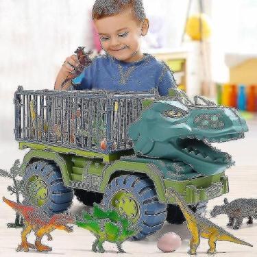 Imagem de Carro de brinquedo, crianças, engenharia de dinossauros, construção de