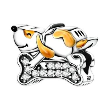 Imagem de Pingente De Prata Esterlina 925 Feminino Cubo Mágico E Flor-da-Manhã P