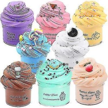 Imagem de Slime Kit Butter, pacote com 8 brinquedos de alívio de estresse para c
