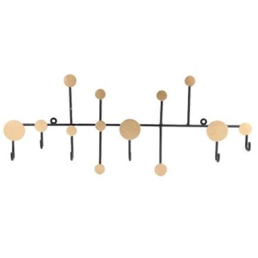 Imagem de Coat Rack Fdit Creative Dot em ferro forjado montado na parede