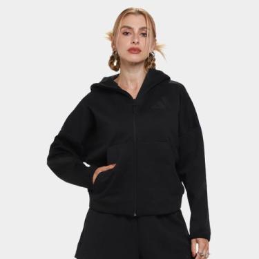 Imagem de Jaqueta Adidas Casual Feminina, Preto, P