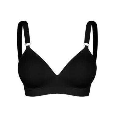 Imagem de Sutiã sem aro com bojo trifil 1689 taça b, Preto, 44