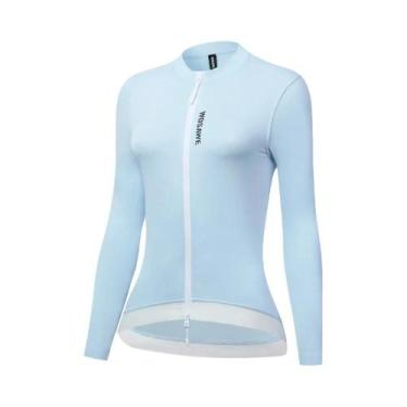 Imagem de Camisa De Ciclismo Feminina Slim Fit De Manga Longa Respirável Para Ve