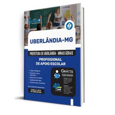 Imagem de Apostila Prefeitura de Uberlândia - MG - Profissional de Apoio Escolar