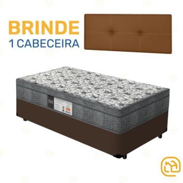 Imagem de Cama Box + Cabeceira Painel e Colchão de Molas Physical Nanolastic Sol