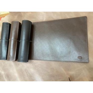 Imagem de MousePad Desk em couro 70x30cm - Pé na Estrada, Preto