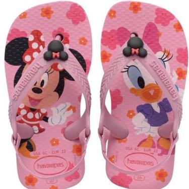 Imagem de Chinelo Meninas Kids Disney Havainas - Rosa Glow - Havaianas, 17