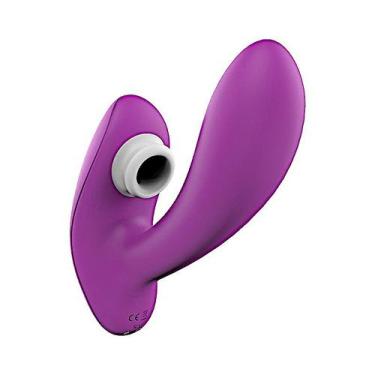 Imagem de vibrador feminino com sugador de clitoris tricker sex hande sextoy - S