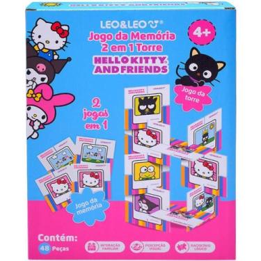 Imagem de Jogo da Memória Hello KITTY 2X1 Torre 40 Pecas - Leonora