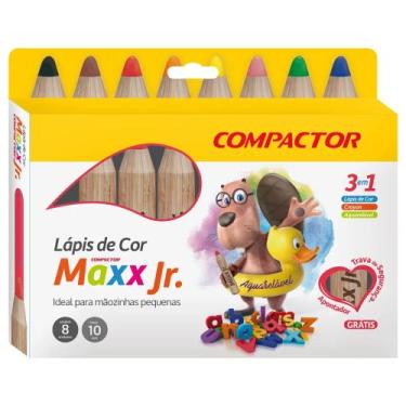 Imagem de Lapis de cor compactor maxx jr.c/8 -002145000, 3