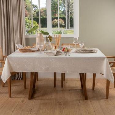 Imagem de Toalha de Mesa Nuance 4 Lugares Em Linho Impermeável Jolitex