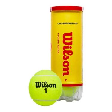 Imagem de Bola de Tennis Wilson Championship Extra Duty Tubo com 3 Unidades, Ama