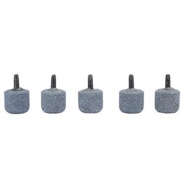 Imagem de GLOGLOW 30 peças pequenas de pedras de ar redondas, difusor de oxigênio para aquários pretos, borbulhador de ar para aquário, arenito, bomba de oxigênio, aeração, acessórios de bomba de ar