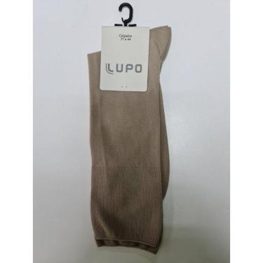 Imagem de Meia Social Masculina Poliamida Lupo Clássica 1100 Tamanho 37 a 44.