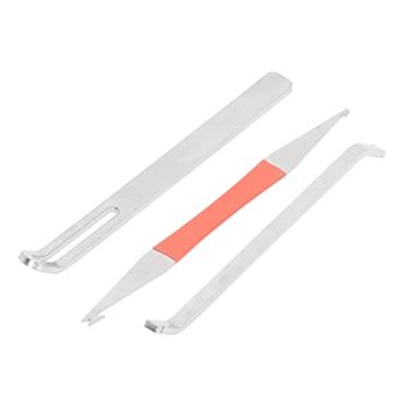 Imagem de Ferramenta de reparo de saxofone ampla aplicação 3 peças pequenas ferramentas de manutenção de saxofone de metal de alta resistência para flauta