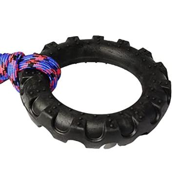 Imagem de Brinquedo para cães Puxador Com Corda 12mm Pneu Hard (GG)
