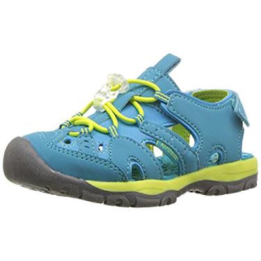 Imagem de Sandália infantil atlética de verão Burke SE Northside com bolsa impermeável e seca, Blue/Lime, 8 Toddler