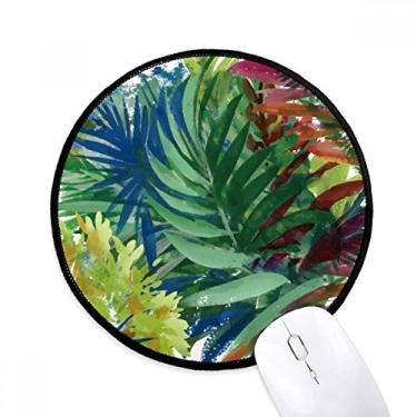 Imagem de DIYthinker Tapete de mouse de mesa de trabalho com arte de desenho trópico para computador