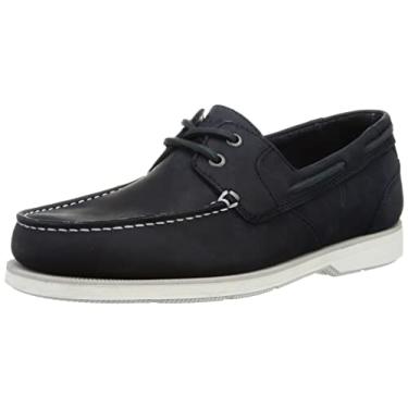 Imagem de Rockport Perth Bay Boat Shoe New Dress Blues 11.5 W (EE)